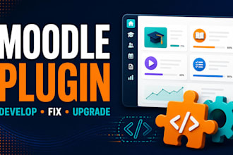 develop moodle plugins and fix lms bugs