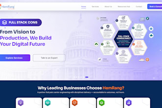 build custom full stack website