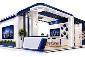 design custom trade show booths, exhibition stands and branded event spaces