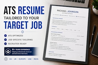 create an ats resume tailored to your target job