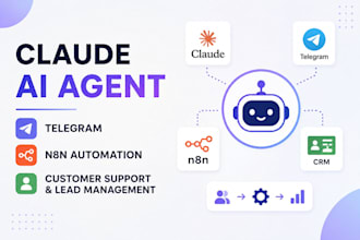 claude telegram chatbot lead management customer support automation claude bot