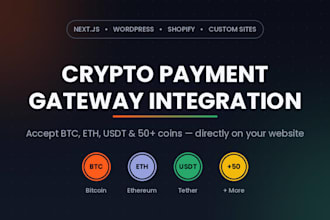 integrate crypto payment gateway in your website