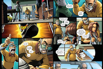 draw comic book comic strip superhero comic book page and comic graphic novel