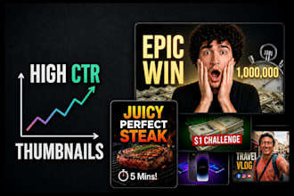 design custom youtube thumbnails