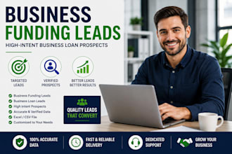 generate high intent business funding and business loan leads