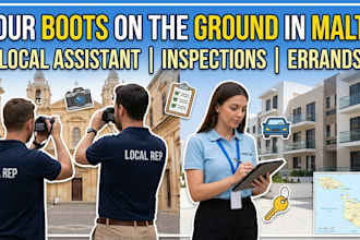 be your boots on the ground representative or assistant in malta