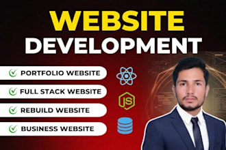 create personal portfolio website and full stack website