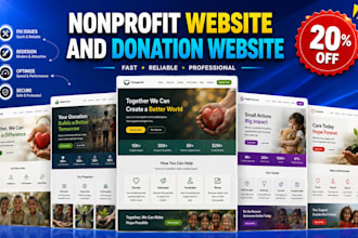 design non profit website, donation website, charity website, nonprofit website