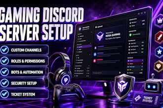 do gaming discord server setup for your community