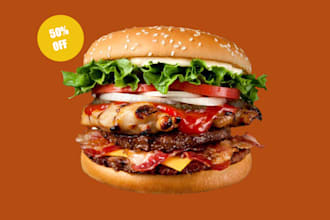 custom food and restaurant promotional flyers