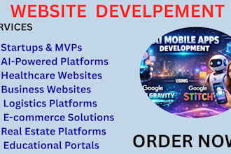 build a website or web app using google stitch, antigravity