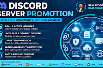 promote your discord server, fivem, minecraft, dayz, gaming server promotion