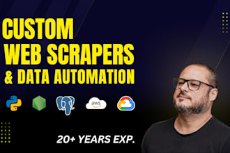 build advanced web scrapers and custom data extraction bots
