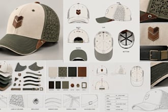 create cap tech pack hat tech pack, beanies and headwear specs for manufacturing