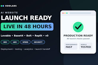 launch and optimize your lovable or base44 website