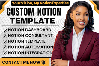 notion template notion expert and custom notion template dashboard custom notion
