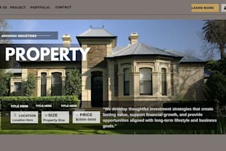 design custom real estate bifold brochure and property listing booklet