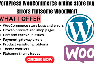 fix wordpress woocommerce bug error webshop  woodmart payment gate payment fix