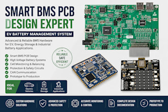smart bms pcb ev battery management system hardware for lithium battery packs