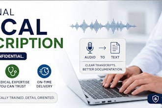 be your medical scribe or virtual medical assistant