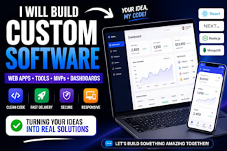 build a custom web app software solution for your ideas