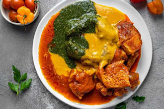 cook and teach you the recipe to create the amazing amala and gbegiri cuisine