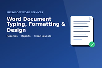 type, format, and design your ms word documents