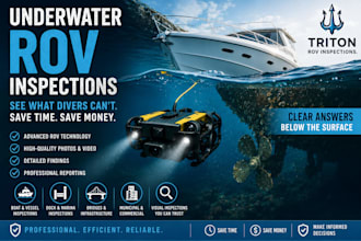 perform professional underwater rov inspections