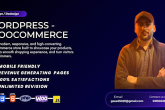 your woocommerce developer and build an online store