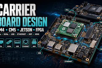 design raspberry pi cm4 cm5 jetson fpga carrier board pcb