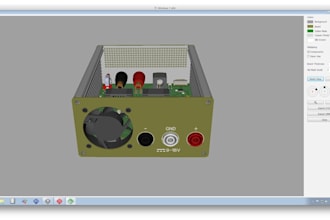 design custom pcb, arduino esp32 iot enclosure and electronics 3d cad models