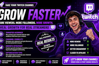 promote your twitch channel and grow your streamer audience