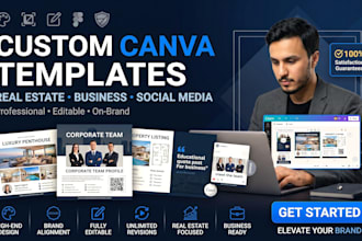 create editable real estate canva templates for realtors
