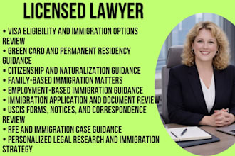 assess your eligibility for a US visa or green card
