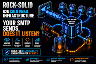build b2b cold email SMTP infrastructure for reliable sending