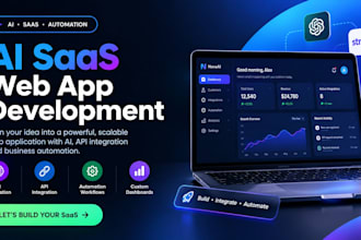ai saas development api integration ai automation ai web app saas mvp ai agent
