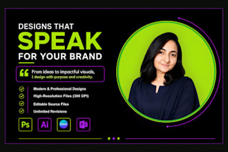 expert graphic designer for flyers and branding