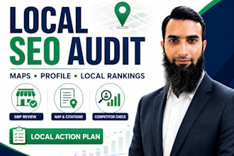 do a complete local SEO audit for google maps ranking
