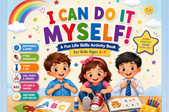 design a fun and engaging kids activity book for KDP