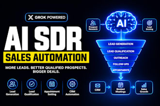 ai sdr grok bot sales automation lead generation ai sales agent CRM automation