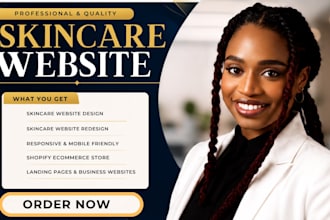 design skincare website beauty website skincare shopify store cosmetics website
