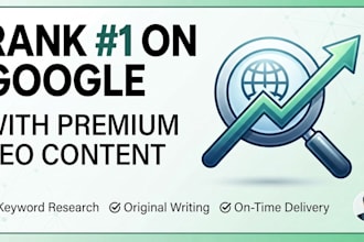 write engaging SEO blog posts and web articles