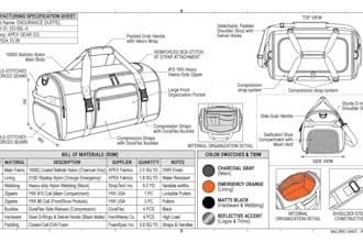 design fashion handbag backpack duffle bag tech pack