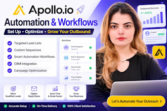 setup apollo io automation workflows
