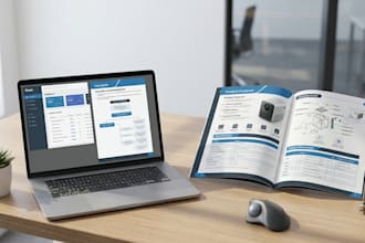 design a professional product manual and user guide