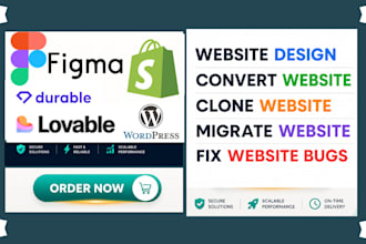 clone convert migrate lovable ai replt figma webflow durable shopify wordpress