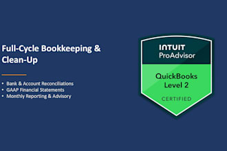 do bookkeeping and accounting clean up