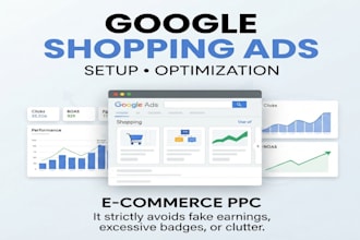 set up and optimize google shopping ads campaigns