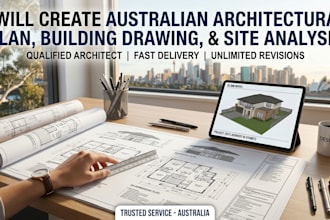 create australian architectural plan building drawing site analysis in australia
