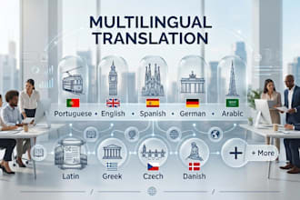 type documents and translate multiple languages